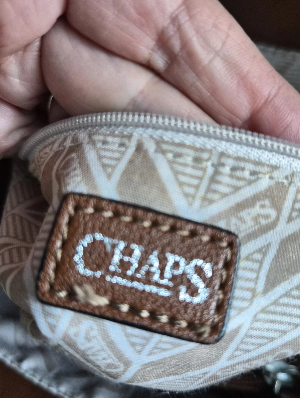 Chaps shoulder bag